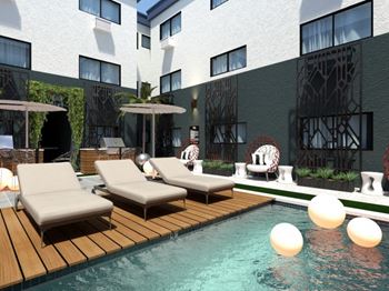 Resort-style pool